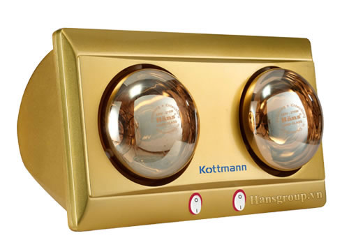 /Đèn sưởi nhà tắm Kottmann 2 bóng K2BY
