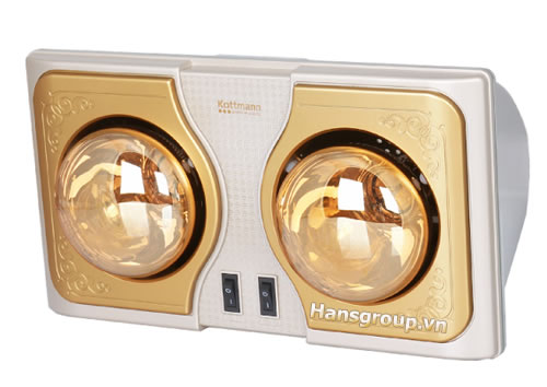 /Đèn sưởi nhà tắm Kottmann 2 bóng K2BH