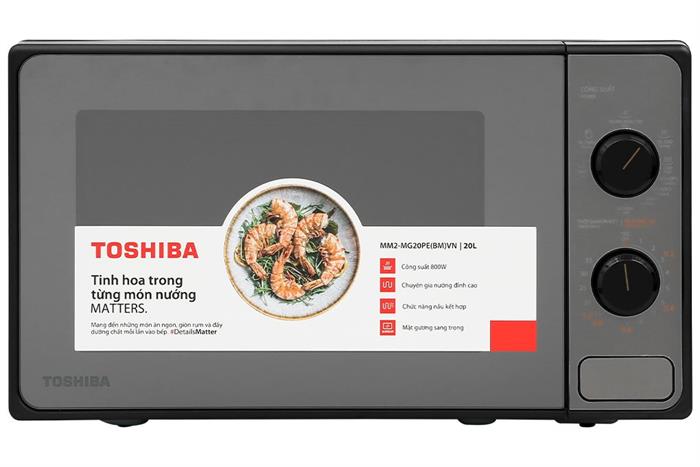 /Lò vi sóng có nướng Toshiba MM2-MG20PE(BM)VN 20 lít Mới 2025